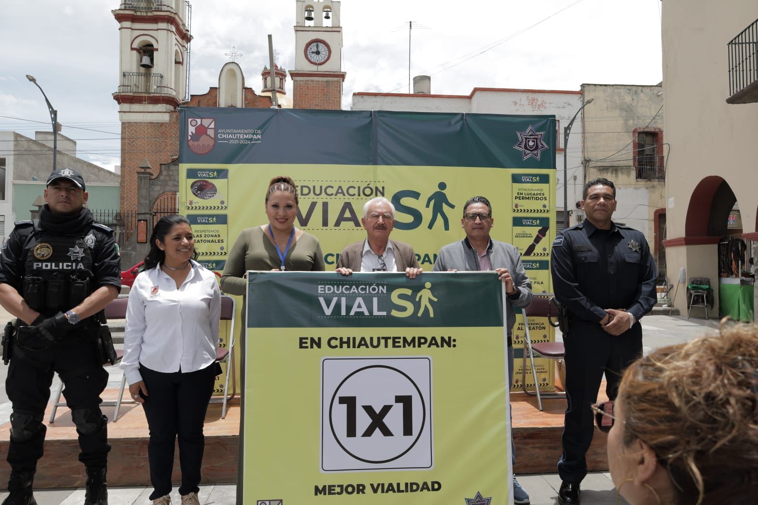 Inician en Chiautempan campaña '1X1 Mejor Vialidad'